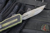 Microtech Scarab II- D/E-S Double/Single Edge- Outbreak Finished Handle- Outbreak Black Plain Edge Blade 1180-1 OBS