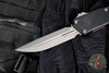 Microtech Scarab II- Gen III- Executive- D/E-S Double Edge/Single Edge- Black Handle- Apocalyptic Blade 1181-10 AP
