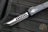 Microtech Ultratech OTF Knife- Hellhound Tanto- Black Handle- Two Tone DLC Blade- Black Hardware 119-1 DLCT 2019