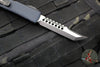 Microtech Ultratech OTF Knife- Hellhound Tanto- Black Handle- Two Tone DLC Blade- Black Hardware 119-1 DLCT 2019