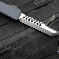 Microtech Ultratech OTF Knife- Hellhound Tanto- Black Handle- Two Tone DLC Blade- Black Hardware 119-1 DLCT 2019