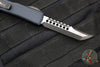 Microtech Ultratech OTF Knife- Hellhound Tanto- Black Handle- Two Tone DLC Blade- Black Hardware 119-1 DLCT 2019