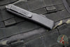 Microtech Ultratech OTF Knife- Hellhound Edge-Black Handle- Sterile Black DLC Blade- Black Hardware 119-1 DLCTSH