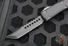 Microtech Ultratech OTF Knife- Hellhound Edge- Black Handle With No Logo- DLC Blade Black Hardware 119-1 DLCTS 01/2021 SN103