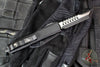 Microtech Ultratech OTF Knife- Hellhound- Tactical- Black Handle- Black Blade 119-1 TS 2022