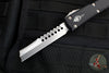 USED- Microtech Ultratech OTF Knife- Hellhound Razer- Black Handle- Stonewash Blade 119R-10 S