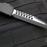 Microtech Ultratech OTF Knife- Warhound- Carbon Fiber Top- Black Finished Blade 119W-1 CFS