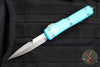 Microtech Ultratech OTF Knife- Bayonet Edge- Turquoise Handle- Apocalyptic Blade 120-10 APTQ