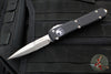 Microtech Ultratech OTF Knife- Bayonet Edge- Black Handle- Stonewash Part Serrated Blade 120-11
