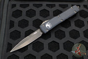 Microtech Ultratech Black Bayonet Edge OTF Knife Black Full DLC Blade 120-1 DLCT