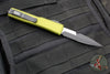 Microtech Ultratech OTF Knife- Bayonet Edge- OD Green Handle- Black Part Serrated Blade 120-2 OD
