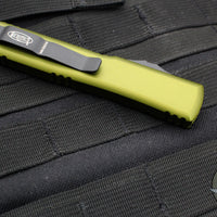 Microtech Ultratech OTF Knife- Bayonet Edge- OD Green Handle- Black Part Serrated Blade 120-2 OD