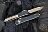 Microtech Ultratech Black Single Edge OTF Knife Bronzed Blade 121-13