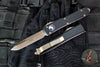 Microtech Ultratech Black Single Edge OTF Knife Bronze Apocalyptic Blade 121-13 AP