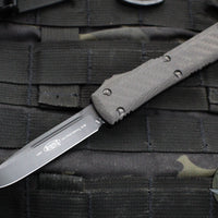 Microtech Ultratech OTF Auto Knife- Single Edge- Tactical- Carbon Fiber Top- Black DLC Finished Blade 121-1 DLCCFT 2019