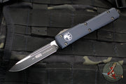 Microtech Ultratech OTF Knife- Single Edge- Tactical- Black Handle- DLC Black Blade 121-1 DLCT