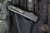 Microtech Ultratech OTF Knife- Single Edge- Tactical- Black Handle- DLC Black Blade 121-1 DLCT v4