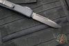 Microtech Ultratech OTF Knife- Single Edge- Tactical- Black Handle- DLC Black Blade 121-1 DLCT v2