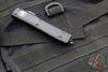 Microtech Ultratech OTF Knife- Single Edge- Tactical- Black Handle- DLC Black Blade 121-1 DLCT v2