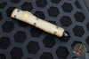Microtech Ultratech OTF Knife- Single Edge- Ultem Clear Top And Black Bottom Handle- Black DLC Magnacut Blade 121-1 DLCTULS