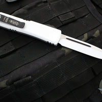 Microtech Stormtrooper Ultratech OTF Knife- Single Edge- White Handle- White Plain Edge Blade 121-1 STD SN063