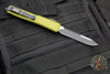Microtech Ultratech OTF Knife- Single Edge- OD Green Handle- Part Serrated Blade 121-2 OD