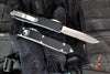 Microtech Ultratech Black Single Edge OTF Knife Satin Part Serrated Blade 121-5