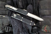 Microtech Ultratech Black Single Edge OTF Knife Satin Part Serrated Blade 121-5