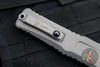 Microtech Combat Troodon Gen III OTF Knife- Interceptor Edge- Natural Clear Handle- Apocalyptic Finished Blade 1217-10 APNCS