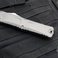 Microtech Combat Troodon Gen III OTF Knife- Interceptor Edge- Natural Clear Handle- Apocalyptic Finished Blade 1217-10 APNCS