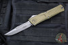 Microtech Combat Troodon Gen III OTF Knife- Interceptor Edge- OD Green Handle- Apocalyptic Finished Blade 1217-10 APODS