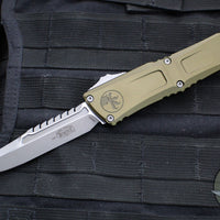 Microtech Combat Troodon Gen III OTF Knife- Interceptor Edge- OD Green Handle- Apocalyptic Finished Blade 1217-10 APODS