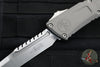 Microtech Combat Troodon Gen III OTF Knife- Interceptor Edge- Natural Clear Handle- Stonewash Blade 1217-10 NCS