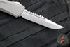 Microtech Combat Troodon Gen III OTF Knife- Interceptor Edge- Natural Clear Handle- Stonewash Blade 1217-10 NCS