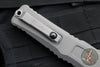 Microtech Combat Troodon Gen III OTF Knife- Interceptor Edge- Natural Clear Handle- Stonewash Blade 1217-10 NCS