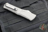 Microtech Combat Troodon Gen III OTF Knife- Interceptor Edge- Natural Clear Handle- Stonewash Blade 1217-10 NCS