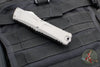 Microtech Combat Troodon Gen III OTF Knife- Interceptor Edge- Natural Clear Handle- Stonewash Blade 1217-10 NCS