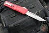 Microtech Combat Troodon Gen III OTF Knife- Interceptor Edge- Red Handle- Stonewash Blade 1217-10 RDS Gen III 2024