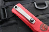 Microtech Combat Troodon Gen III OTF Knife- Interceptor Edge- Red Handle- Stonewash Blade 1217-10 RDS Gen III 2024