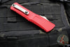 Microtech Combat Troodon Gen III OTF Knife- Interceptor Edge- Red Handle- Stonewash Blade 1217-10 RDS Gen III 2024