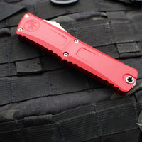 Microtech Combat Troodon Gen III OTF Knife- Interceptor Edge- Red Handle- Stonewash Blade 1217-10 RDS Gen III 2024