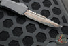 Microtech Combat Troodon Gen III OTF Knife- Interceptor Edge- Black Hefted Handle- Baker Forge Raindrop Coppermai Damascus- DLC HW 1217-16 MS1 v4