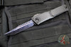 Microtech Combat Troodon Gen III OTF Knife- Interceptor Edge- Black Hefted Handle- Vegas Forge Blued Damascus- 1217-16 MS3 v2