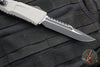 Microtech Combat Troodon Gen III OTF Knife- Interceptor Edge- Natural Clear Handle- Black Blade 1217-1 NCS