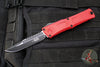 Microtech Combat Troodon Gen III OTF Knife- Interceptor Edge- Red Handle- Black Blade 1217-1 RDS