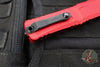 Microtech Combat Troodon Gen III OTF Knife- Interceptor Edge- Red Handle- Black Blade 1217-1 RDS