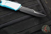 Microtech Combat Troodon Gen III OTF Knife- Interceptor Edge- Turquoise Handle- Black Blade 1217-1 TQS