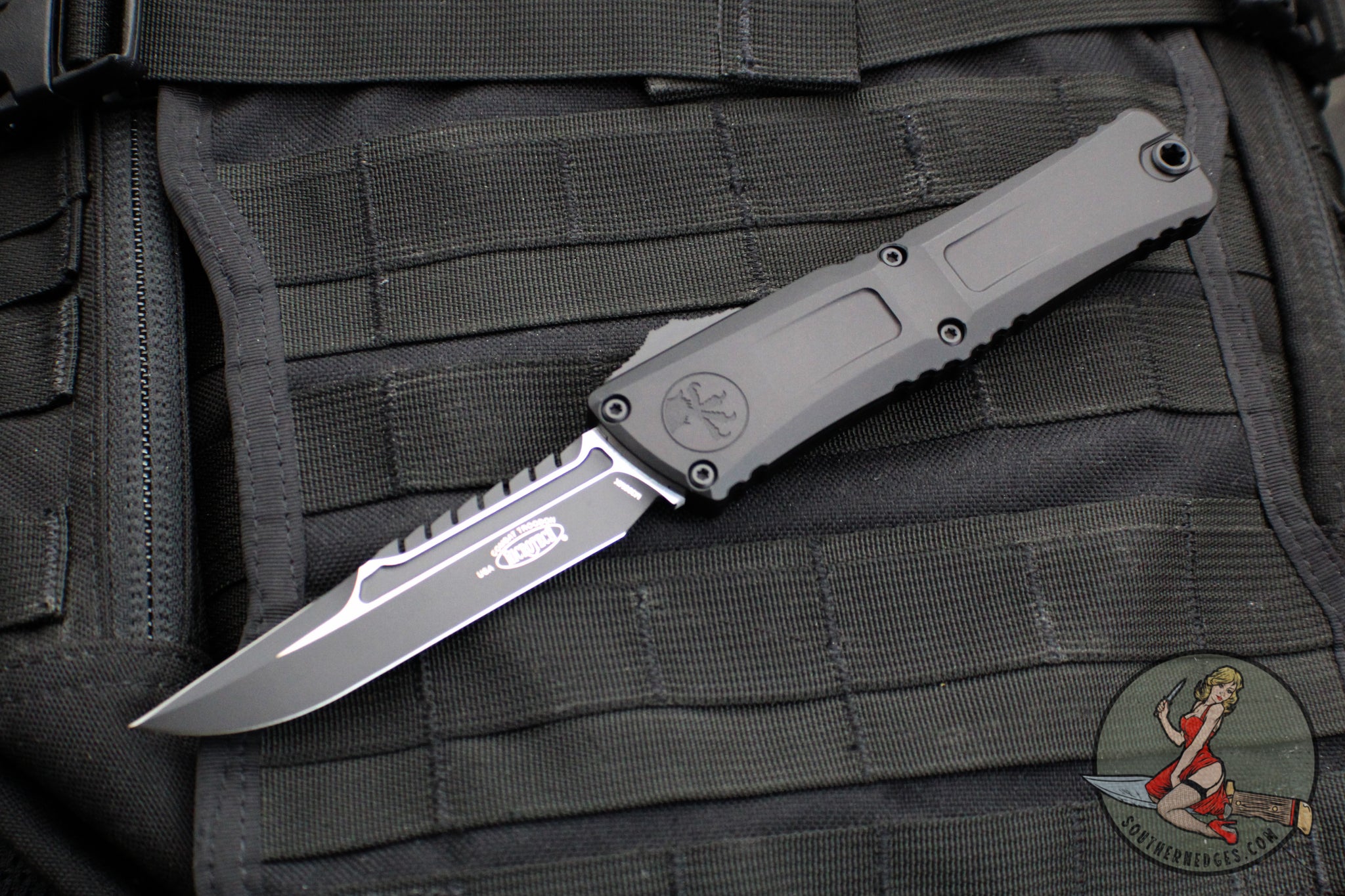 Microtech Combat Troodon Gen III OTF Knife- Interceptor Edge- Tactical ...