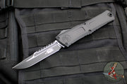 Microtech Combat Troodon Gen III OTF Knife- Interceptor Edge- Tactical- Black Handle- Black Blade 1217-1 TS