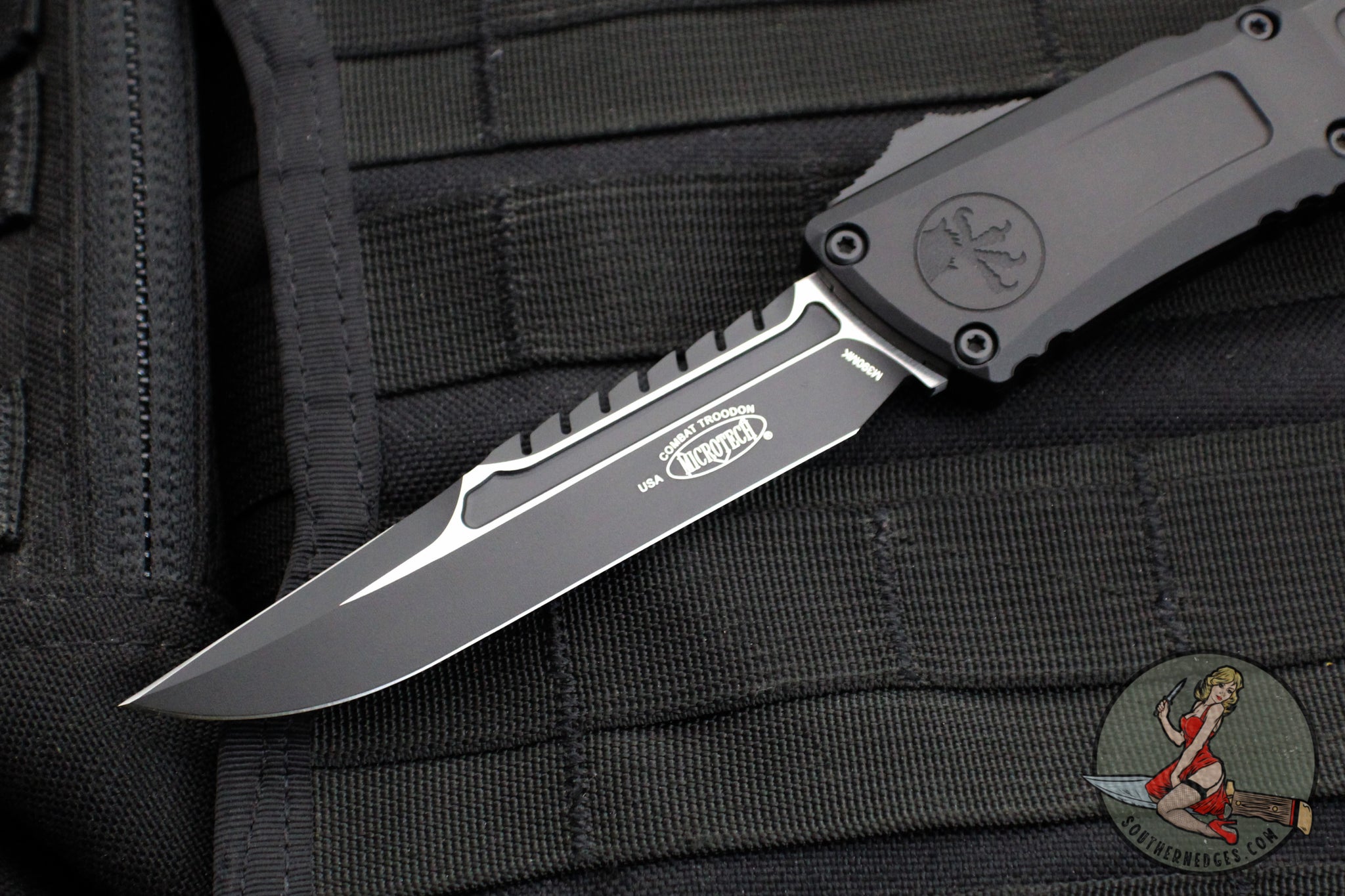 Microtech Combat Troodon Gen III OTF Knife- Interceptor Edge- Tactical ...